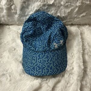 Under Armour Youth Blue and White Patterned Cap